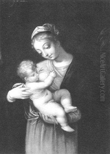 Madonna Mit Kind Oil Painting by Ludovico Carracci