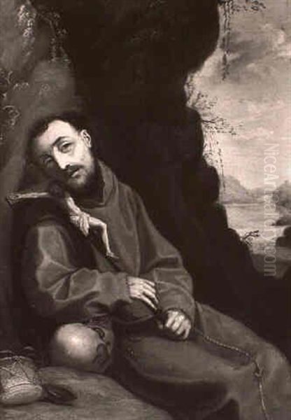 Saint Francis Oil Painting by Ludovico Carracci