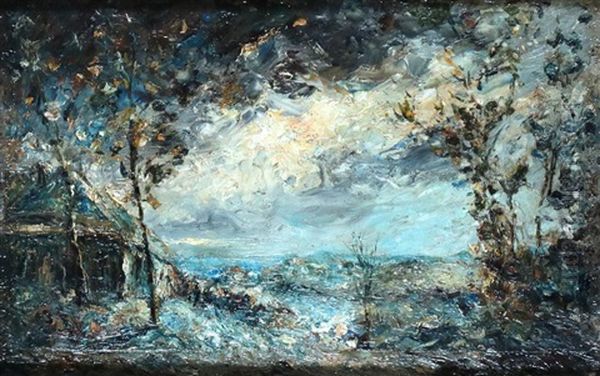 Paysage Du Lyonnais Oil Painting by Louis-Hilaire Carrand