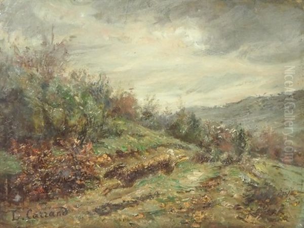 Louis Hilaire Carrand(1821-1899) Oil Painting by Louis-Hilaire Carrand