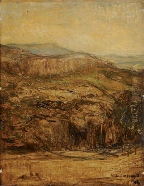 Paysage Oil Painting by Louis-Hilaire Carrand