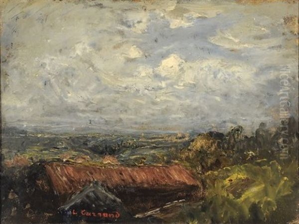 Environ De Lyon Oil Painting by Louis-Hilaire Carrand