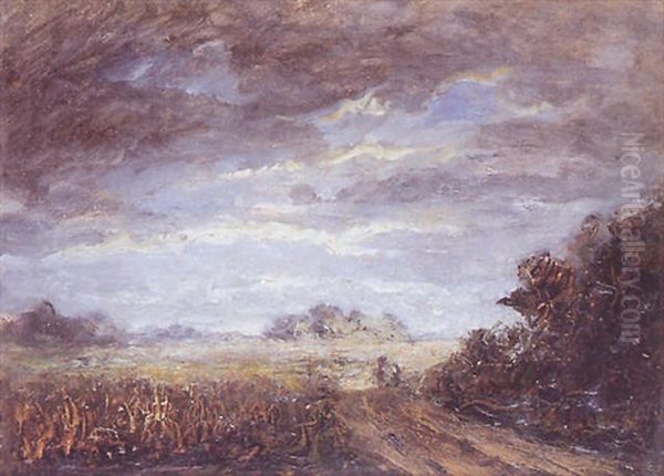 Paysage Oil Painting by Louis-Hilaire Carrand