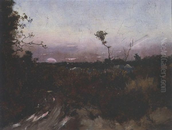 Paysage by Louis-Hilaire Carrand