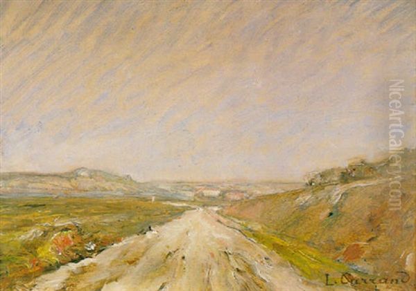 Chemin Dans La Campagne Oil Painting by Louis-Hilaire Carrand