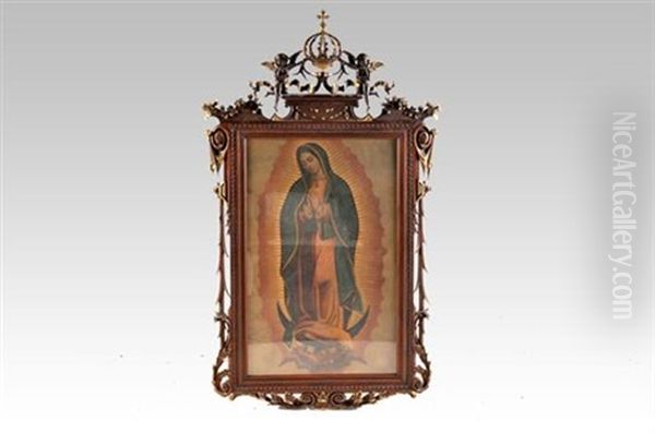 Virgen De Guadalupe Oil Painting by Padre Gonzalo Carrasco