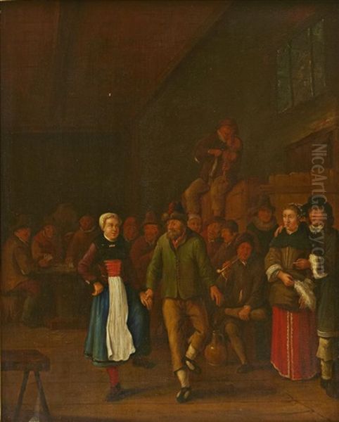 The Wedding Dance Oil Painting by Franciscus Carre