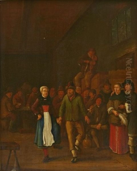 Brollopsdans Oil Painting by Franciscus Carre