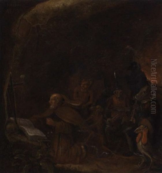 The Temptation Of Saint Antony Oil Painting by Franciscus Carre