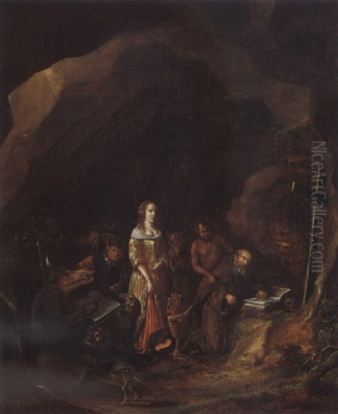 The Temptation Of St. Anthony Oil Painting by Franciscus Carre