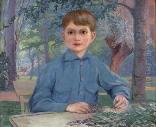 Portrait De Jeune Garcon Oil Painting by Georges Henri Carre