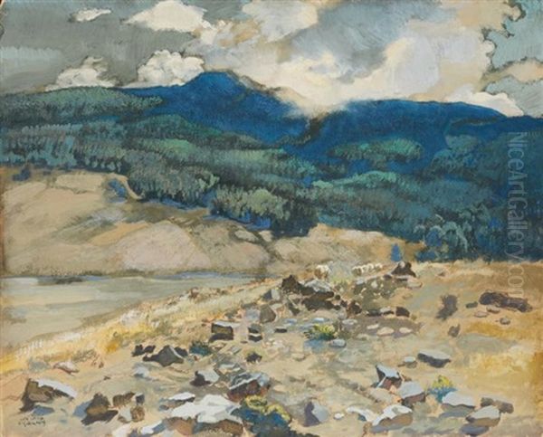 L'akfadou, Kabylie Oil Painting by Leon Carre