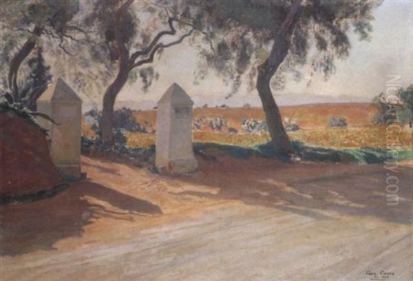 Paysage De Kabylie Oil Painting by Leon Carre