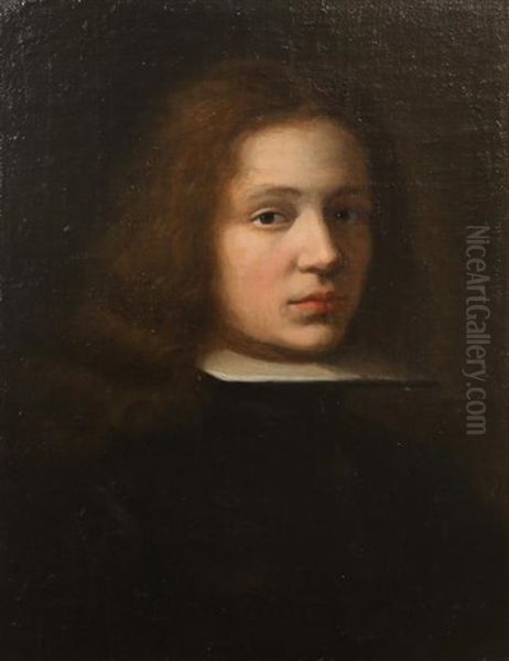 Portrait D'un Jeune Caballero Oil Painting by Juan Carreno De Miranda