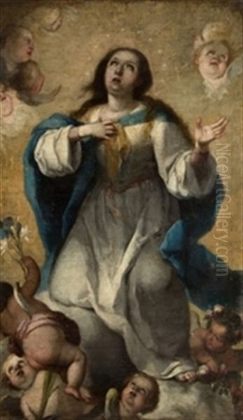 Inmaculada Oil Painting by Juan Carreno De Miranda