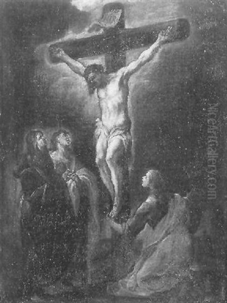 La Crucifixion Oil Painting by Juan Carreno De Miranda