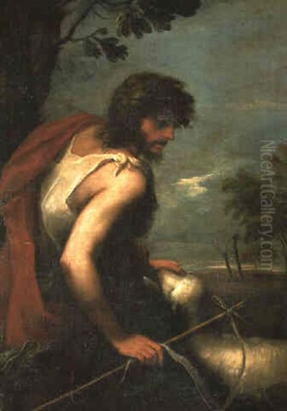 St. John The Baptist Oil Painting by Juan Carreno De Miranda