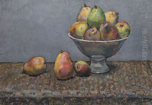 Nature Morte Aux Poires by Augustin Carrera