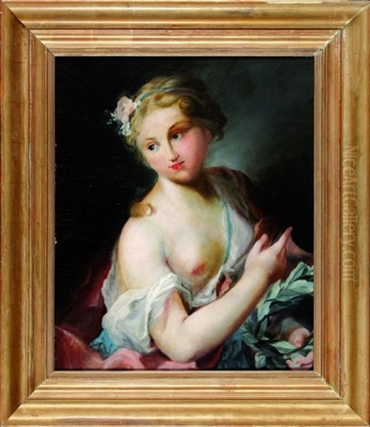 Allegorische Frauengestalt Oil Painting by Rosalba Carriera