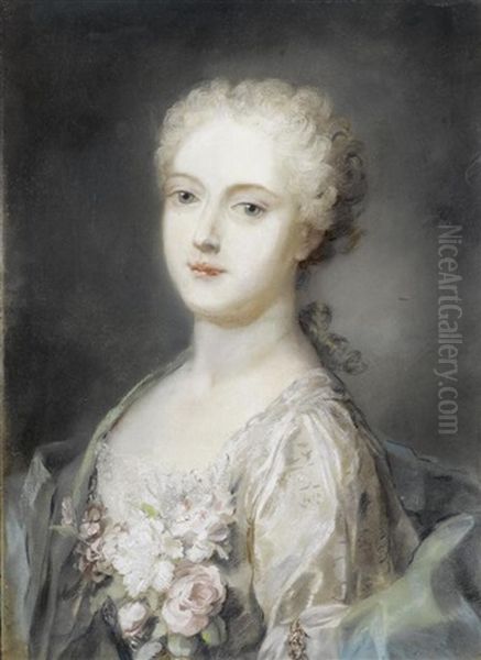 Portrait Einer Dame Oil Painting by Rosalba Carriera