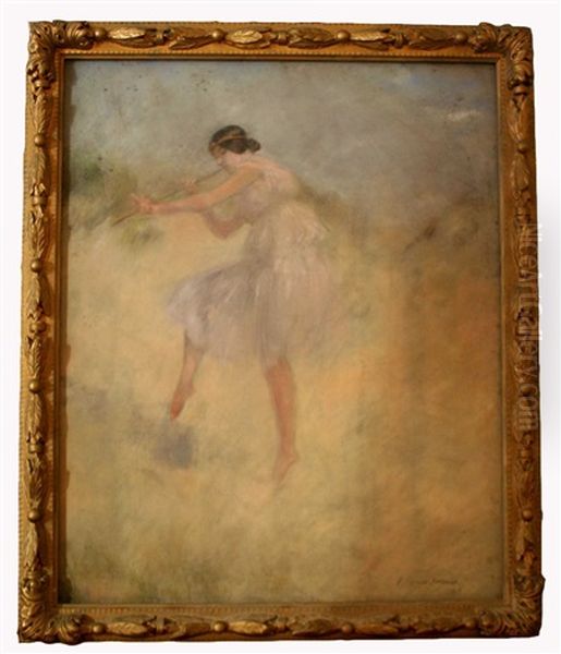 Danseuse A La Flute Oil Painting by Pierre Carrier-Belleuse