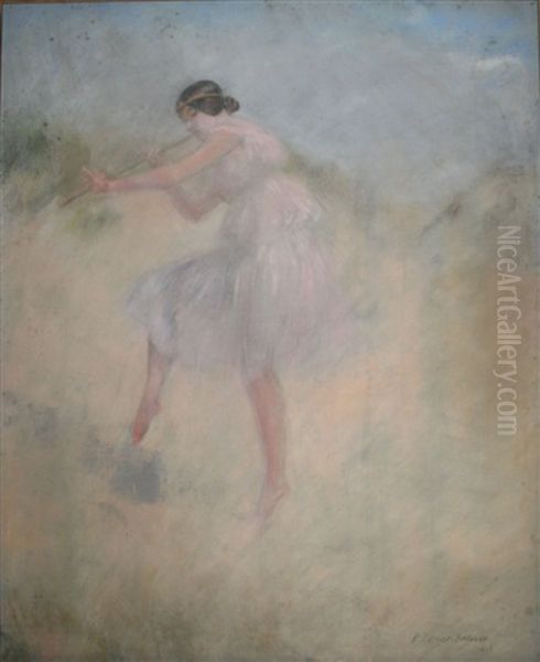 Danseuse A La Flute Oil Painting by Pierre Carrier-Belleuse