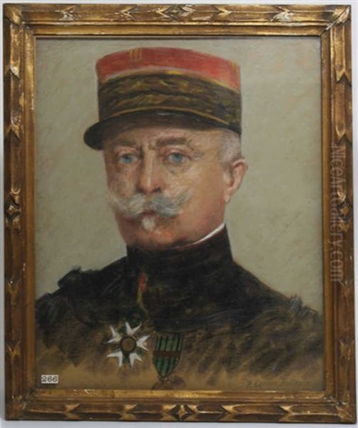 General De Division Oil Painting by Pierre Carrier-Belleuse