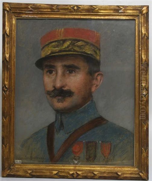 General De Brigade Oil Painting by Pierre Carrier-Belleuse