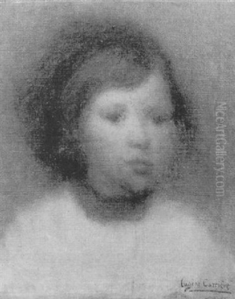 Portrait D'un Enfant by Eugene Carriere