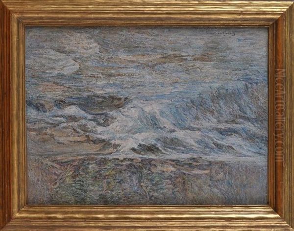 The Falls (falls Village, Ct) Oil Painting by William Carrigan