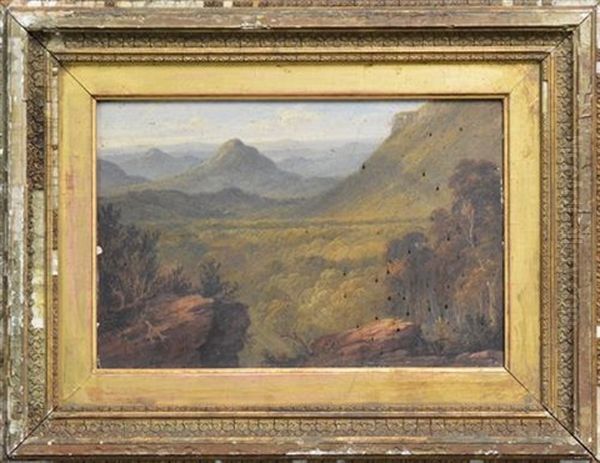 Blue Mountains Vista Oil Painting by James Howe Carse