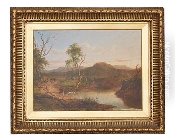 Riddle Creek Oil Painting by James Howe Carse