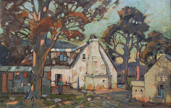 Cottages, Swellendam Oil Painting by Sydney Carter