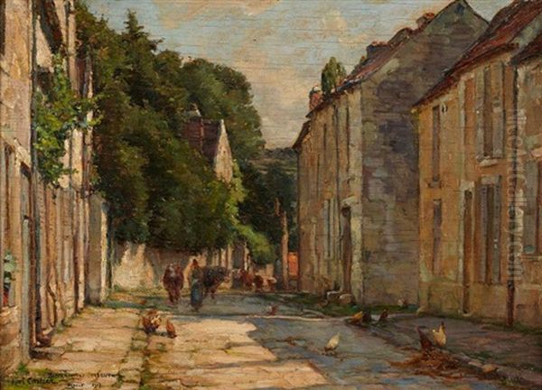 Moret Sur Loing, Vue De La Maison De Sisley Oil Painting by Karl Cartier