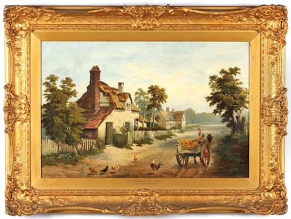 Near... Stratford-on-avon Oil Painting by William P. Cartwright