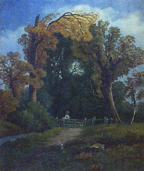 Near Fenny Compton Oil Painting by William P. Cartwright