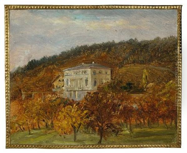 Villa Am Hang Oil Painting by Carl Gustav Carus