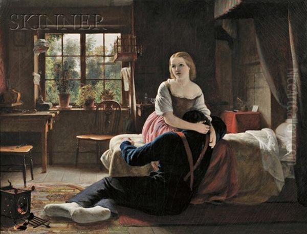 Consolation Oil Painting by Francis Stephen Cary