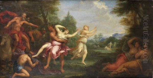 The Rape Of Persephone Oil Painting by Andrea Casali