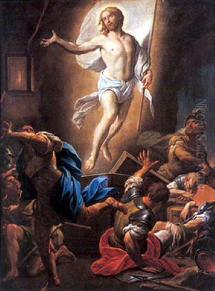 La Resurrection Du Christ Oil Painting by Andrea Casali