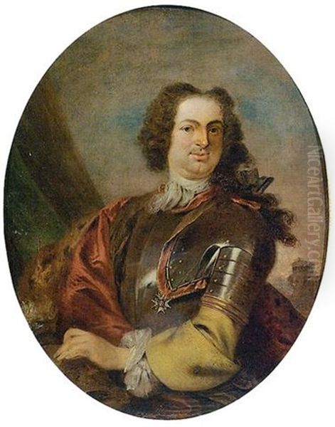 Ritratto Di Militare Oil Painting by Francesco Giuseppe Casanova