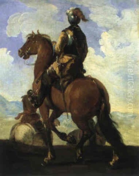 Cavaliere Oil Painting by Francesco Giuseppe Casanova