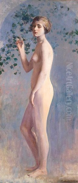 Desnudo Oil Painting by Ramon Casas