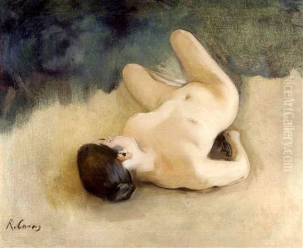 Desnudo (nude) Oil Painting by Ramon Casas