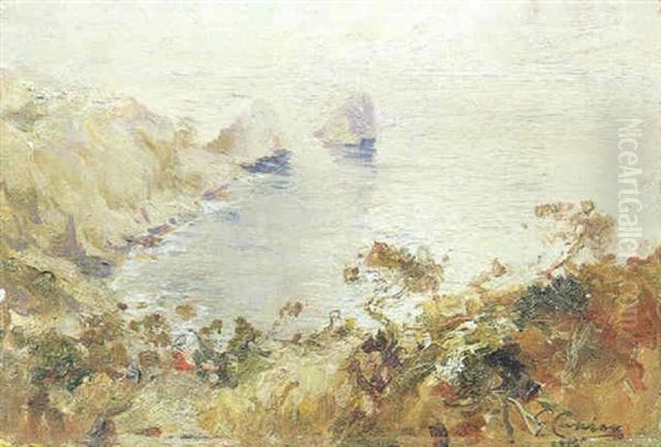 Mare Di Capri Oil Painting by Giuseppe Casciaro