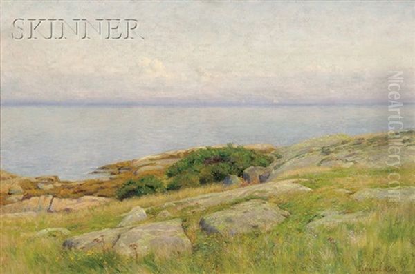 Coastal View Oil Painting by Edmund Elisha Case