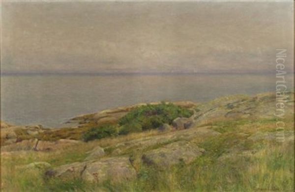 Shore View, New England Oil Painting by Edmund Elisha Case