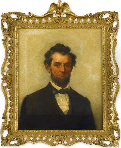 Portrait Of Abraham Lincoln Oil Painting by Joseph Alexander Ames