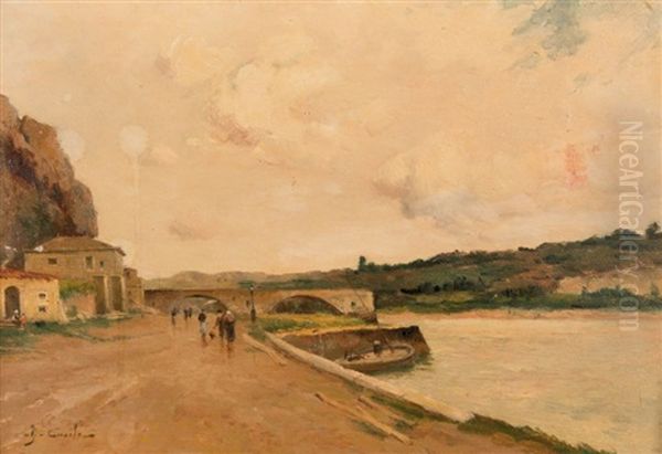 Le Rhone Oil Painting by Alfred Casile