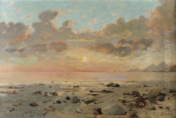 Bord De Mer, Soleil Levant Oil Painting by Alfred Casile